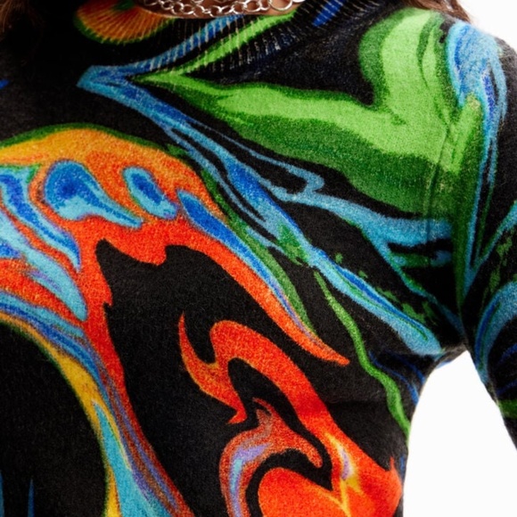 DESIGUAL PSYQUE MARBLED FINE-KNIT BY M.CHRISTIAN LACROIX - Picture 4 of 5